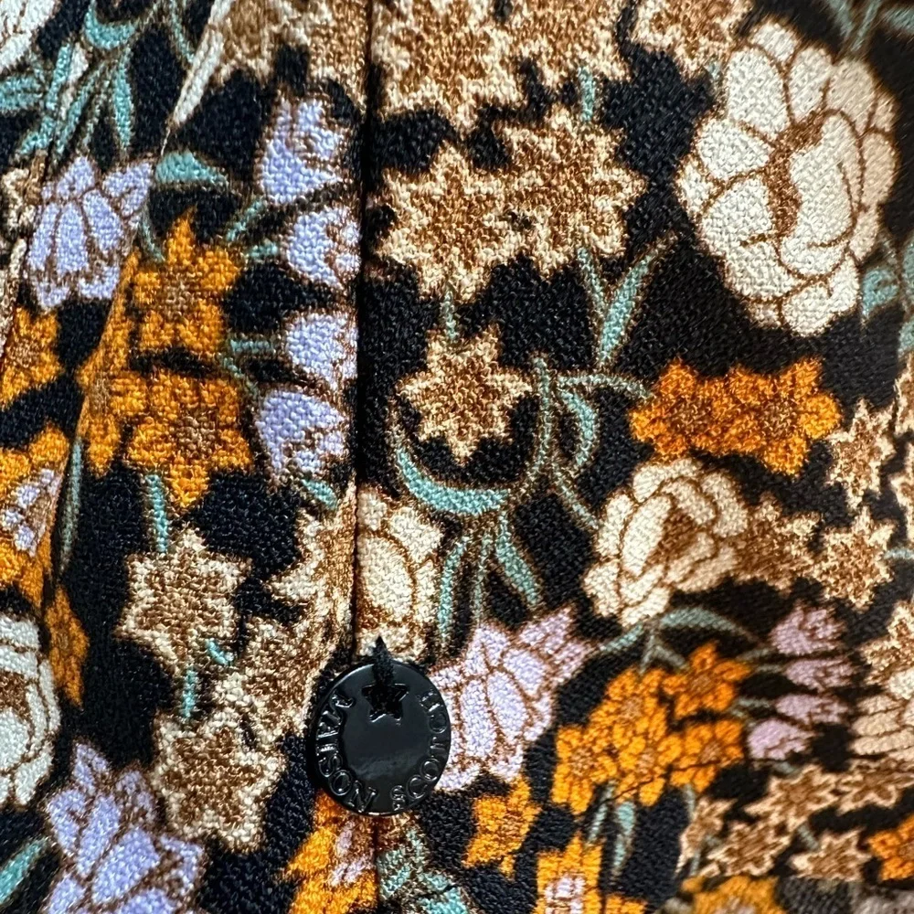Scotch & Soda Floral Print Pyjama Blazer Multicolor Size XS Cottagecore NWOT